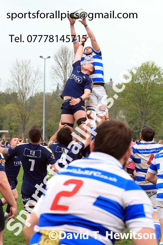 Tynedale v Leeds Tykes, Tynedale Park, Corbridge, Northumberland. Photo: David T. Hewitson/Sports for All Pics